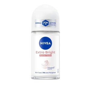 Nivea Extra bright powder touch roll on 50ml