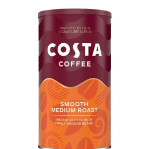 Costa Smooth Medium Roast Coffee 100g (UK) (ပြင်းလွန်းခြင်းမရှိဘဲ နူးညံ့ချောမွေ့သော အရသာ)