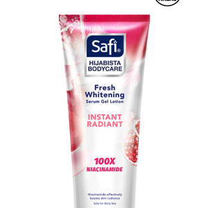 SAFI Hijabista Bodycare Fresh Whitening Serum Gel Lotion ( Instant Radiant)  180ml