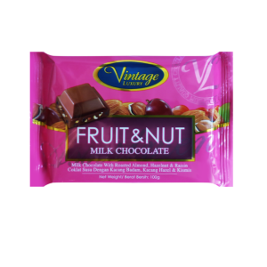 Vintage Luxury Fruit & Nut Milk Chocolate (100g) (Malaysia)