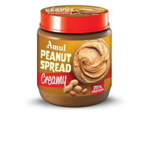 Amul Peanut Spread Creamy (300g) (India) (နူးညံ့ပျော့ပျောင်းသော အထိအတွေ့နှင့်အတူ အာဟာရပြည့်ဝမှုကို ပေးစွမ်းနိုင်သော မြေပဲယို)