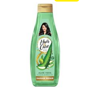 Hair & Care- Aloe Vera Damage Repair Hair Oil (100ml) (India) (ဆံပင်တွေက ဖွာပြီး အဖျားတွေ ရှုပ်နေလို့ စိတ်ညစ်နေလား? ရှားစောင်းလက်ပတ်ရဲ့ အေးမြတဲ့အစွမ်းနဲ့ ပျက်စီးနေတဲ့ဆံသားတွေကို အခုပဲ ပြုပြင်လိုက်ရအောင်! Hair & Care Aloe Vera က အရမ်းပေါ့ပါးလို့ လိမ်းထားမှန်းတောင် မသိရဘဲ ဆံသားကို အိအိလေး ဖြစ်နေစေမှာပါ)