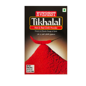 Everest Tikhalal Hot & Red Chilli Powder (100g) (India) (ဟင်းချက်ရင် အရောင်လည်းလှ၊ အရသာလည်း စပ်စပ်လေး ဖြစ်ချင်တယ်ဆိုရင်... Everest Tikhalal ရှိတယ်နော်)
