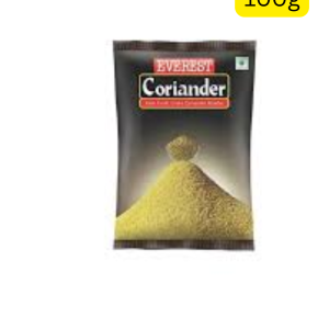 Everest Coriander Powder (100g) (India) (ဟင်းချက်တဲ့အခါ ဆီသတ်ချိန်မှာဖြစ်ဖြစ်၊ ဟင်းချက်နေစဉ်မှာဖြစ်ဖြစ် Everest နံနံမှုန့်လေးကို လိုအပ်သလို ထည့်ချက်လိုက်ရုံနဲ့ ပြီးပြည့်စုံတဲ့ ဟင်းတစ်ခွက်ကို ရရှိပါပြီ)