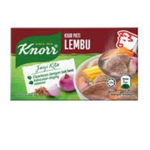Knorr Beef Stock Cubes (Kiub Pati Lembu) (60g) (Thailand) (အမဲသားဟင်းရည် ချက်တိုင်း ဆိုင်ကလို အရသာမထွက်လို့ စိတ်ညစ်နေလား? Knorr Beef Stock ရှိရင် အားလုံးအိုကေပြီ)