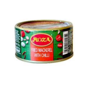 Roza Fried Mackerel with Chilli (150g) (Thailand) (စပ်စပ်မွှေးမွှေး ငါးမက်ကရယ်ကြော်လေးမို့ ထမင်းပူပူလေးနဲ့ဆိုရင် လုံးဝ ရှယ်ပဲနော်)