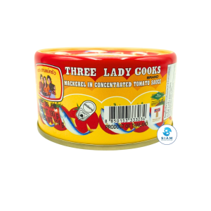 Three Lady Cooks Mackerel in Concentrated Tomato Sauce (190g) (Thailand)