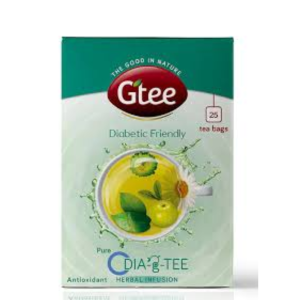 Gtee Dia-g-Tee Diabetic Friendly Tea (25 Tea Bags) (India) (ဆီးချိုအတွက် စိတ်ပူနေရလို့ နှစ်သက်တဲ့ လက်ဖက်ရည်ခါးခါးလေးကိုတောင် မသောက်ရဲဘဲ ဖြစ်နေလား? အိန္ဒိယနိုင်ငံရဲ့ နာမည်ကြီး Gtee Dia-g-Tee Diabetic Friendly Tea)