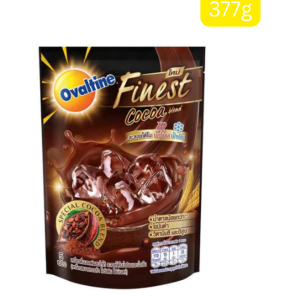 Ovaltine Finest Cocoa Blend (377g) (Thailand) (ကျန်းမာရေးအတွက် သကြားလျှော့ထားလို့ အချိုကြောက်စရာ မလိုဘဲ စိတ်ချလက်ချ သောက်နိုင်ပြီ)