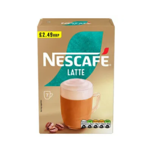 Nescafe Latte Instant Coffee Sachets (18gx7) (UK)