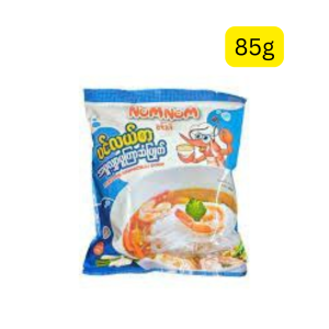 Nom Nom Seafood Vermicelli Soup (85g) (ပင်လယ်စာ ဟင်းရည်ပူပူလေးနဲ့ ကြာဇံအိအိလေးကို သောက်လိုက်ရရင်... Nom Nom Seafood Vermicelli ရှိတယ်နော်)