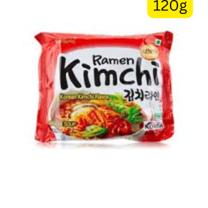 Samyang Kimchi Ramen Instant Noodles (120g) (South Korea) (ကင်မ်ချီချဉ်စပ်လေးကိုမှ ရာမန်အိအိလေးနဲ့ စားချင်သလား? Samyang Kimchi Ramen ရှိတယ်နော်)