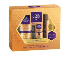 Safi Rania Gold Set (Malaysia) (အရွယ်တင်နုပျိုပြီး လှပတဲ့အမျိုးသမီးတစ်ယောက်ဖြစ်ဖို့ Safi Rania Gold Set)