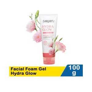 Sariayu Hydra Glow Gel Facial Foam (100g) (Malaysia) (အသားအရေကို ရေဓာတ်အပြည့်အဝဖြည့်ပေးပြီး သဘာဝအတိုင်း Glow စေမယ့် Sariayu Hydra Glow Gel Facial Foam လေး ရှိနေပြီနော်)