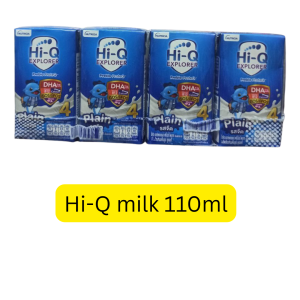 Hi-Q Explorer Prebio ProteQ UHT Milk Plain Flavor Stage 4 (110mlx4) (Thailand) (ဉာဏ်ရည်ထက်မြက်ပြီး ကျန်းမာတဲ့ Explorer လေးတွေဖြစ်ဖို့ Hi-Q Explorer Stage 4 ကို ရွေးချယ်လိုက်ပါ)