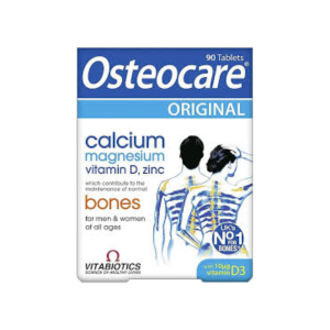 Vitabiotics Osteocare Original Tablets (30 Tablets) (UK) (အရိုးအတွက် လိုအပ်တဲ့ Calcium, Magnesium, Vit D နဲ့ Zinc ဓာတ် (၄) မျိုးလုံး တစ်လုံးတည်းမှာ အပြည့်ပါတယ်)