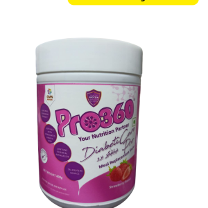 Pro360 Slim Strawberry Flavour Nutritional Protein Powder (500g) (India)