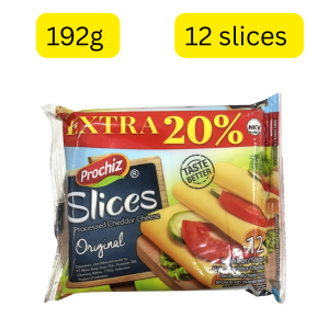 Prochiz Slices Processed Cheese Original (12 Slices) ဘက်စုံသုံးချီစ်ပြား