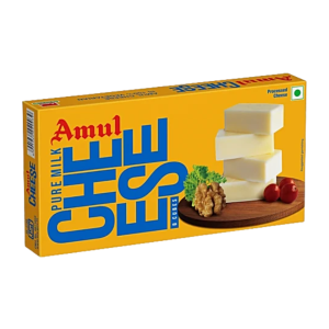 Amul Cheese Pure Milk 8 Cubes 200g (8Ux25g) နွားနို့စစ်စစ်ဖြင့်ပြုလုပ်ထားသော ချီစ်အတုံး