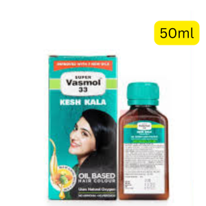 Vasmol 33 Kesh Kala 50ml ဆံပင်နက်ဆိုးဆေးအဆီ