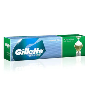 Gillette Series Shave Gel Moisturizing with Vitamin E (60g) မုတ်ဆိတ်ရိတ်ဂျယ်လ်