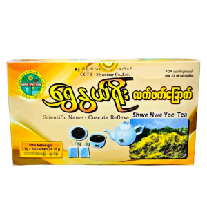 Shwe Nwe Yoe Tea ရွှေနွယ်ရိုး ဆေးလက်ဖက်ခြောက် 2.5g x 30 (Sachets)