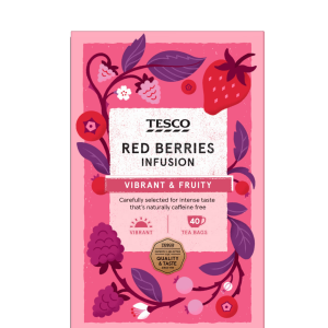 Tesco Red Berries Infusion (40 Tea Bags)-UK