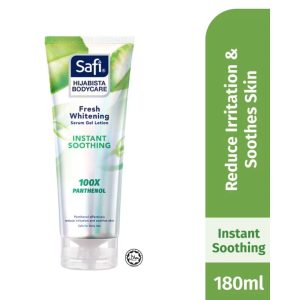 Safi Hijabista Bodycare Fresh Whitening Serum Gel Lotion (Instant Soothing & 100x Panthenol)