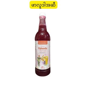Sawadeeka Rose Falooda Syrup (ထိုင်းနိုင်ငံထုတ်၊ အနံ့မွှေးပျံ့လှပသော နှင်းဆီနီရောင်ရှိပြီး ဖာလူဒါ၊ နို့အေးနှင့် အချိုပွဲမျိုးစုံ ပြုလုပ်ရန် အထူးသင့်လျော်သည့် ၇၅၀ မီလီလီတာဝင် ပရီမီယံ နှင်းဆီဖာလူဒါအဆီရည်ပုလင်း)