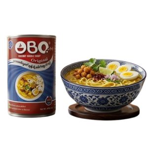 OBO Coconut Noodle Soup - Original အိုးဘို သတ်သတ်လွတ် အုန်းနို့ခေါက်ဆွဲဟင်းရည်ဗူး