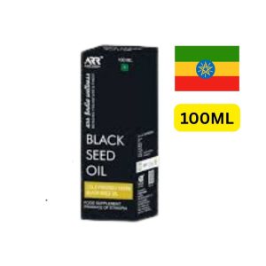 ARR Cold Pressed Virgin Black Seed Oil (အီသီယိုပီးယားနိုင်ငံထုတ် ပရီမီယံ စမုန်နက်စေ့များကို အပူမပေးဘဲ သဘာဝအတိုင်း ဖိညှစ်ထုတ်လုပ်ထားသော သန့်စင်သည့် စမုန်နက်ဆီစစ်စစ် ဖြစ်ပြီး ခန္ဓာကိုယ်ကိုယ်ခံစွမ်းအား မြှင့်တင်ပေးခြင်း၊ အသက်ရှူလမ်းကြောင်းနှင့် အစာခြေစနစ်ကို ထောက်ကူပေးခြင်း၊ အရေပြားနှင့် ဆံကေသာကို အားဖြည့်ပေးခြင်း စသည့် ကျန်းမာရေးအကျိုးကျေးဇူးများစွာကို ပေးစွမ်းနိုင်သော ၁၀၀ မီလီလီတာဝင် Food Supplement အာဟာရဖြည့်စွက်စာ