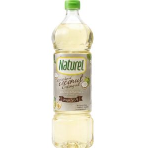 Naturel 100% Refined Coconut Cooking Oil (ထိုင်းနိုင်ငံထုတ်ဖြစ်ပြီး သန့်စင်ပြီးသား အုန်းဆီစစ်စစ် ၁၀၀% ဖြင့် ပြုလုပ်ထားကာ ခန္ဓာကိုယ်အတွက် အကျိုးပြုသည့် Omega 3, 6, 9 ဓာတ်များ ပါဝင်သည့်အပြင် အုန်းဆီနံ့ (No Coconut Flavour) လုံးဝမပါဝင်ဘဲ ဟင်းချက်ရာတွင် အရသာပြောင်းလဲမှုမရှိစေဘဲ သက်သတ်လွတ်သမားများပါ စိတ်ချလက်ချ သုံးဆောင်နိုင်သည့် ကျန်းမာရေးနှင့်ညီညွတ်သော ၁ လီတာ (1L) ဝင် ပရီမီယံ ဟင်းချက်ဆီ)