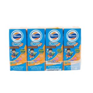 Foremost Omega 3 6 9 Plain UHT Milk (မရှိမဖြစ် လိုအပ်သော အမိုင်နိုအက်ဆစ် ၉ မျိုး၊ DHA (60% ပိုမိုပါဝင်)၊ Omega 3, 6, 9၊ Sphingomyelin၊ PDX၊ ကယ်လ်စီယမ်နှင့် ဗီတာမင် B ပေါင်းစုံ ပါဝင်ပြီး ကလေးငယ်များ၏ ဦးနှောက်နှင့် ခန္ဓာကိုယ် ဖွံ့ဖြိုးတိုးတက်မှုကို အထောက်အကူပြုသော အသင့်သောက် နွားနို့ (ရိုးရိုးအရသာ)၊ ထိုင်းနိုင်ငံထုတ်)