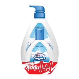 Mistine Bulgarian Yogurt Lotion (1+1 Value Pack) (ဘူလ်ဂေးရီးယား နိုင်ငံထွက် သဘာဝ ဒိန်ချဉ် (Yogurt) အဆီအနှစ်များ ပါဝင်ပြီး အသားအရေကို နူးညံ့ချောမွေ့စေကာ သဘာဝအတိုင်း ကြည်လင်ဖြူဝင်းစေသော ခန္ဓာကိုယ်လိမ်း လိုးရှင်း၊ ဘူးကြီးနှင့် ဘူးသေး တွဲဖက်ပါဝင်သည့် 1+1 အထူးပရိုမိုရှင်းထုပ်၊ ထိုင်းနိုင်ငံထုတ်)